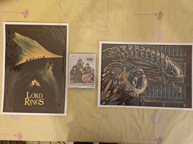 Compras de ayer en Barcelona (La Luz azul)