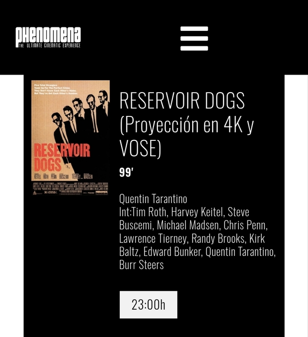 Esta noche toca Tarantino a 4K
