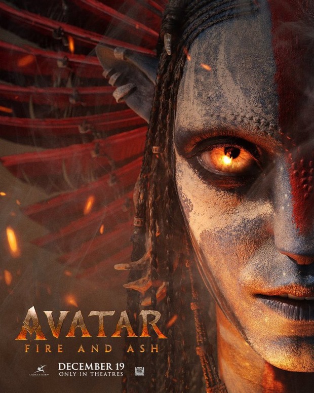 Primer póster teaser para Avatar 3: Fuego y ceniza.