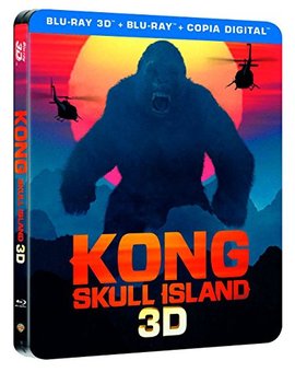 KONG: SKULL ISLAND (3D STEELBOOK Español) 1 UNIDAD DISPONIBLE