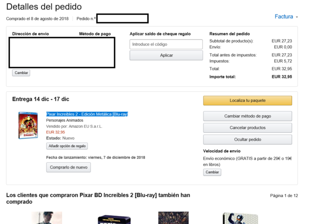 Es posible que los enlaces de Mubis para el Steelbook de "Los Increíbles 2" estén mal??? ...