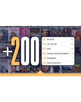 Alcanzadas las 200 películas en mi colección!
