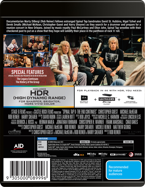 spinal tap 2 4k con castellano