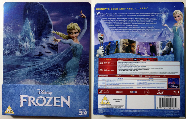 Frozen Steelbook 3D de Zavvi (01)