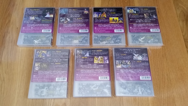 Set Saint Seiya Hades en DVD Ver.JP llaveros extra