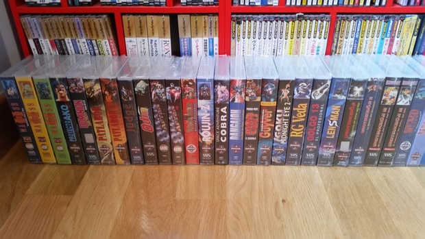 Bundle 2 VHS anime precintado pal españa manga films 