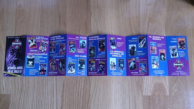 Catálogo VHS Manga y Anime 1994