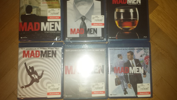 oferton en mediamarkt....a 10.90 cada temporada de mad men