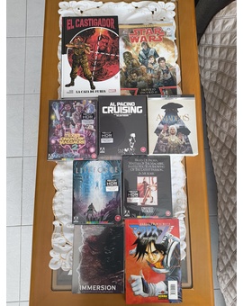 Nuevas compras de peliculas y algún cómic.