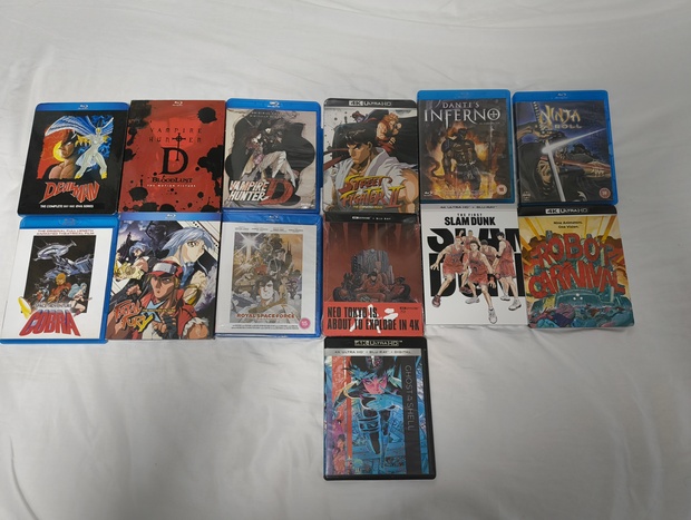 Mi colección de Anime de importación. 1ª parte.
