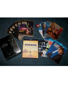 Colección Star Wars Blu-Ray y DVD
