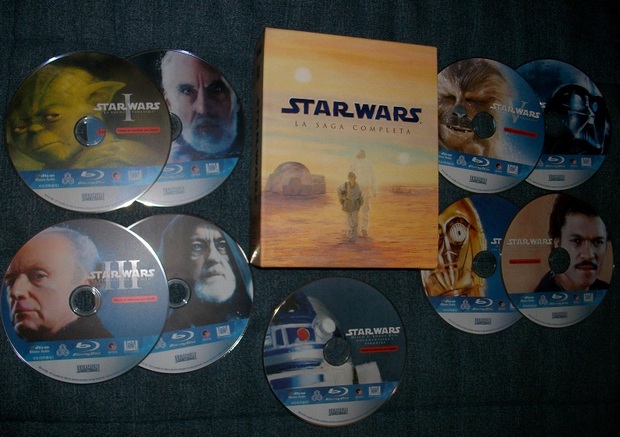 Star Wars Saga Completa Discos