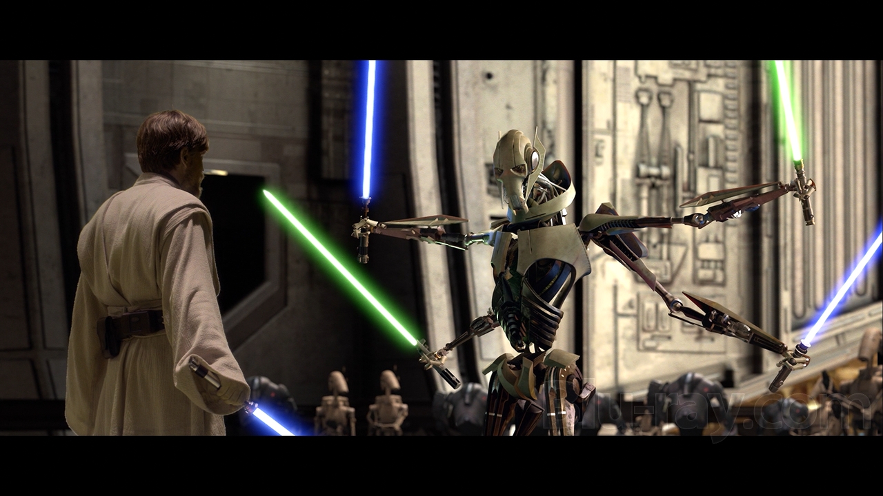 audición Sombreado Pase para saber Star Wars Ep.III General Grievous vs Obi-Wan Kenobi