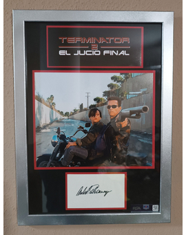 Terminator 2 Autografiado por Arnold Schwarzenegger