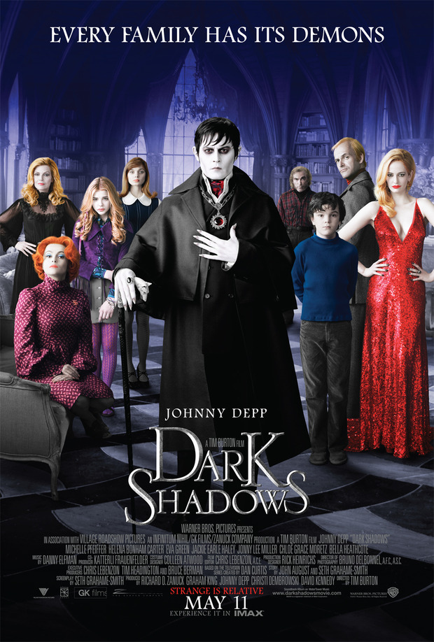 Hoy es el estreno de 'Sombras Tenebrosas' ('Dark Shadows') de Tim Burton.