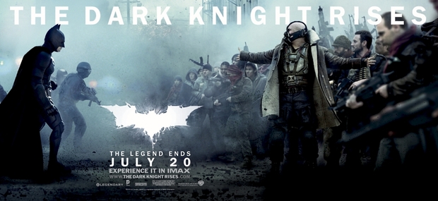 Batman contra Bane en el nuevo poster de 'The Dark Knight Rises'.