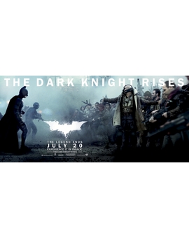 Batman contra Bane en el nuevo poster de 'The Dark Knight Rises'.