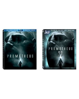 Portadas del Blu-ray USA de 'Prometheus'.