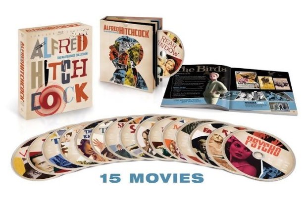 Imagen detallada del pack 'Alfred Hitchcock: The Masterpiece Collection'.