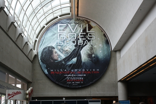 Póster de 'Resident Evil: Retribution' en la Comic-Con.