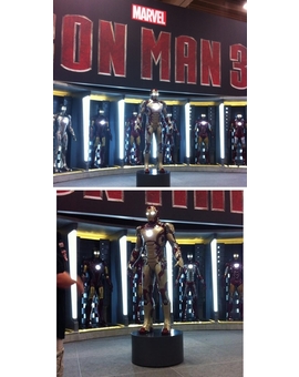 Nueva armadura de 'Iron Man 3' en la Comic-Con.
