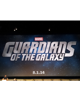 Logo de 'Guardians of the Galaxy' en la Comic-Con.