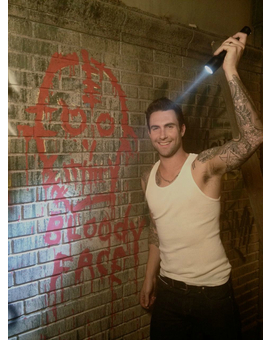 Adam Levine ya se encuentra grabando la segunda temporada de 'American Horror Story'.