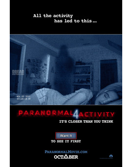 Primer Tráiler de 'Paranormal Activity 4'.