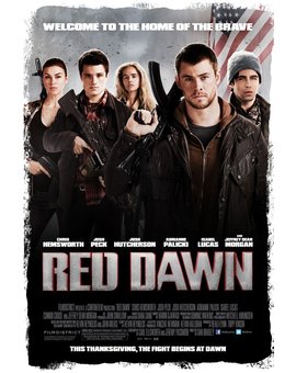Revelado el póster del remake de 'Red Dawn' ('Amanecer Rojo').