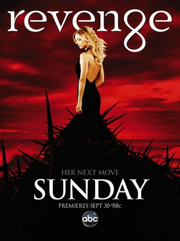 Nuevo póster de la segunda temporada de la serie 'Revenge'.