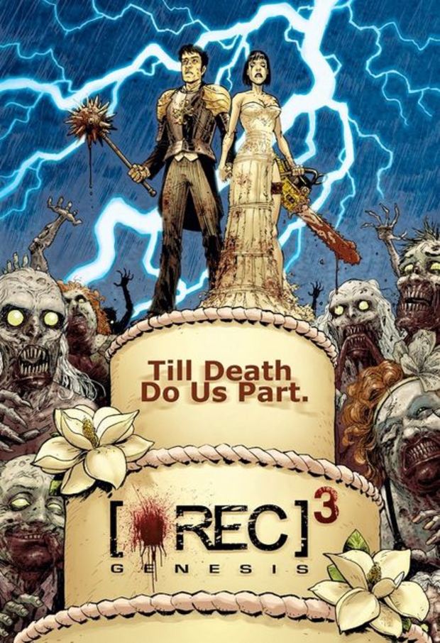 Genial póster de 'REC 3: Génesis' hecho por Tony Moore, el ilustrador de 'The Walking Dead'.