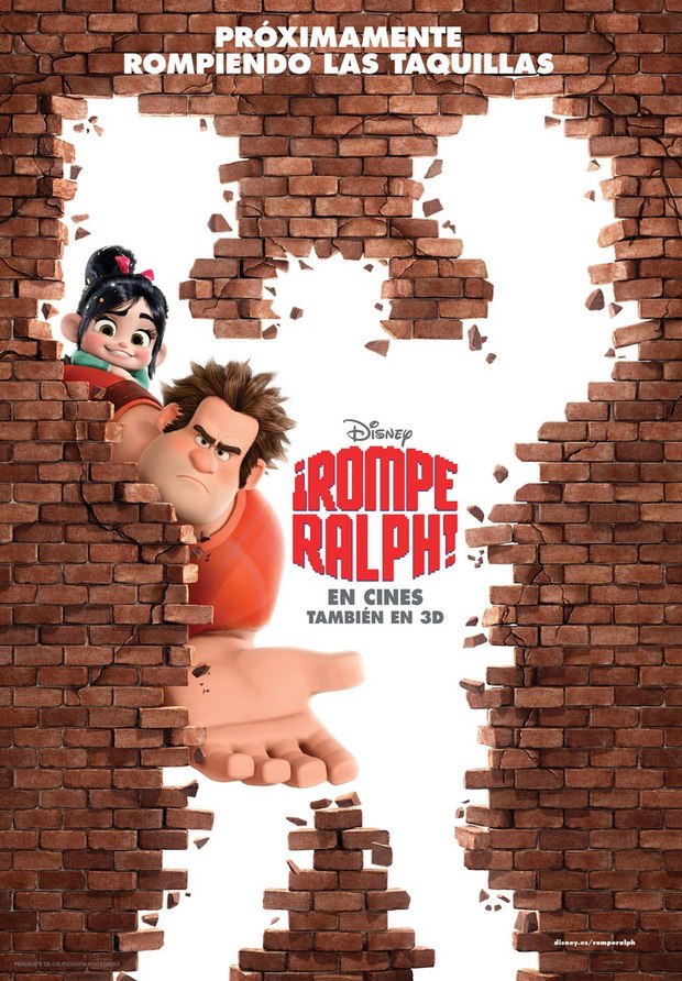 Nuevo póster español de '¡Rompe Ralph!' de Disney.