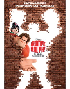 Nuevo póster español de '¡Rompe Ralph!' de Disney.