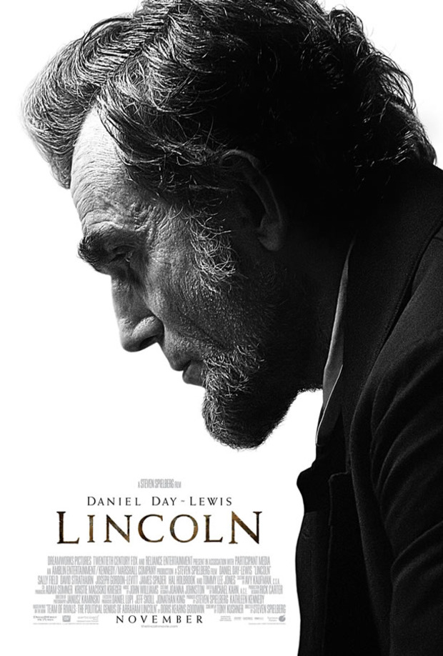 Nuevo póster de 'Lincoln' de Steven Spielberg.