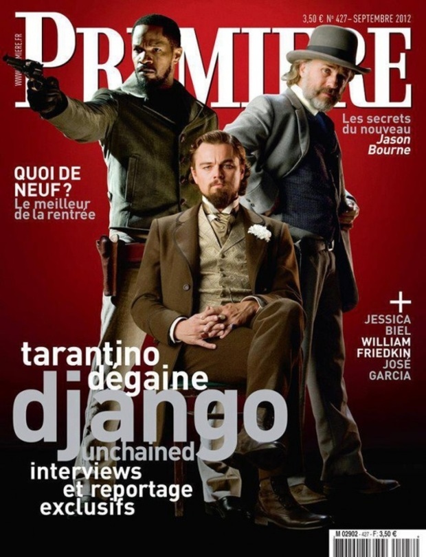 Portada de la revista francesa Premiere sobre 'Django Unchained'.
