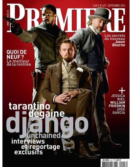 Portada de la revista francesa Premiere sobre 'Django Unchained'.