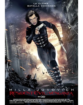 Último Póster Español de 'Resident Evil: Venganza'.