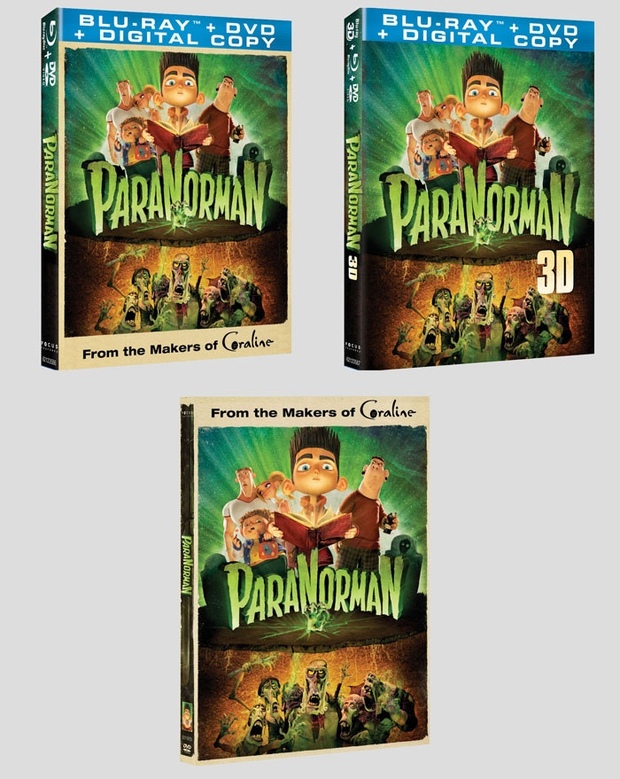 El Blu-ray de 'ParaNorman', de los creadores de 'Coraline', el 27 de Noviembre en USA.