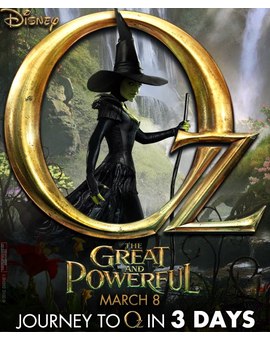 Nuevo tráiler de 'Oz: Un Mundo de Fantasía' dentro de 3 días.