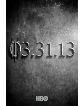 Teaser Póster Oficial de la tercera temporada de 'Juego de Tronos'.