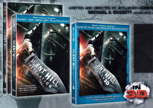 Portada del Blu-ray USA de 'Silent Hill: Revelation 3D'.