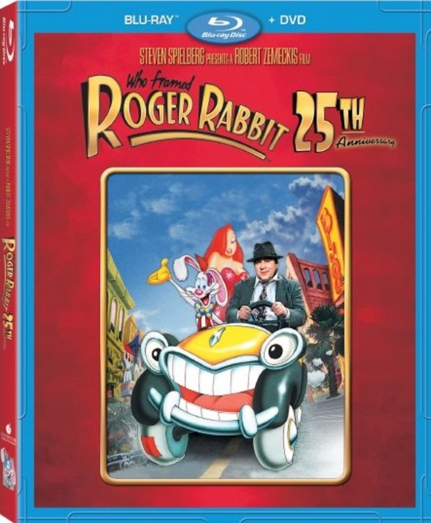 Portada del Blu-ray USA de '¿Quién engañó a Roger Rabbit? - 25 Aniversario'.
