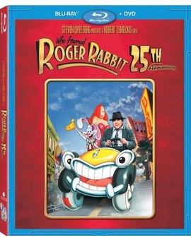 Portada del Blu-ray USA de '¿Quién engañó a Roger Rabbit? - 25 Aniversario'.