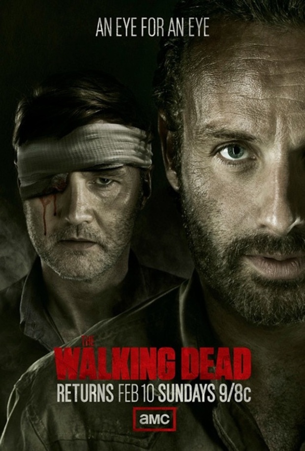 Póster del regreso de la 3ª temporada de 'The Walking Dead'.