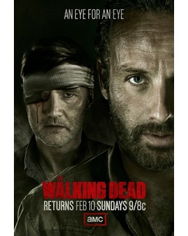 Póster del regreso de la 3ª temporada de 'The Walking Dead'.