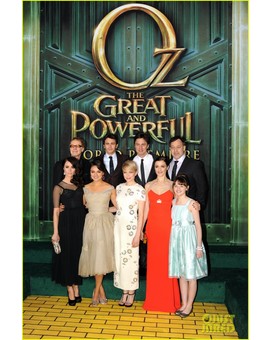 Imagen de la premiere mundial de 'Oz: The Great and Powerful' de Sam Raimi.
