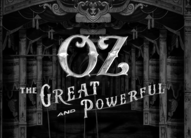 Los créditos iniciales de 'Oz: Un Mundo de Fantasía' en HD.
