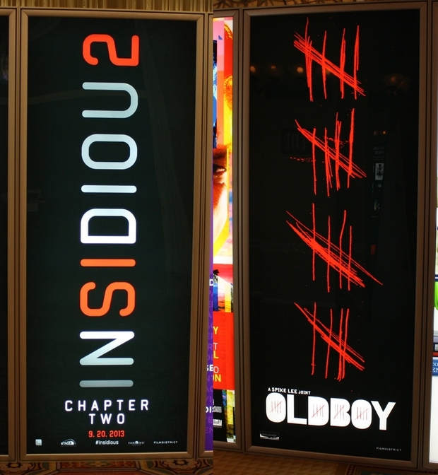 Teasers Pósters de 'Insidious 2' y del remake de 'Oldboy'.
