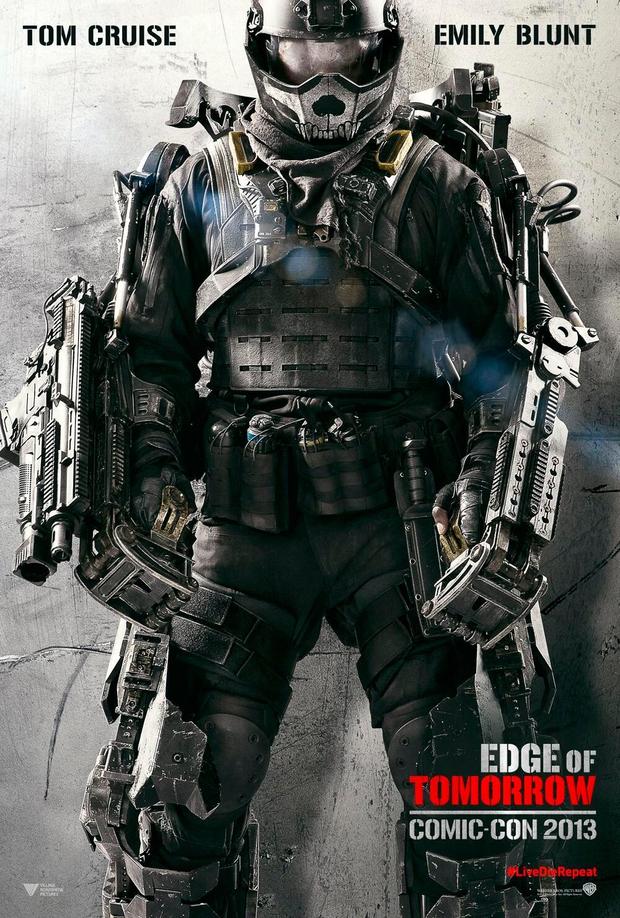 Comic-Con Poster de 'Edge of Tomorrow' con Tom Cruise y Emily Blunt