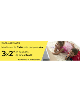 3x2 en Fnac en cine infantil (entra Zootrópolis)